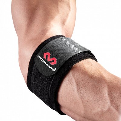 MCDAVID 486 TENNIS ELBOW STRAP BLACK O/S
