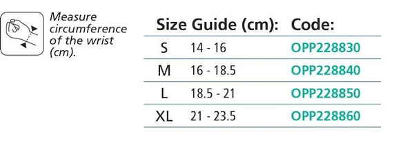 WRIST SPLINT WITH ELASTIC STRAP (20CM LONG)