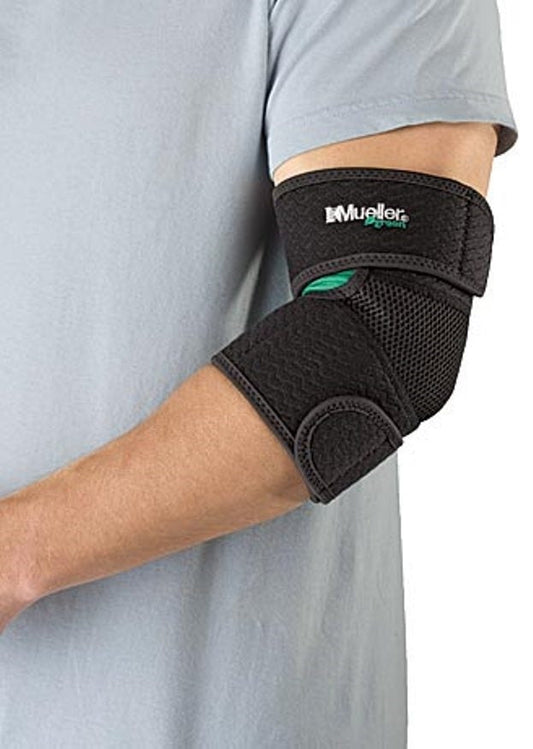MUELLER ADJUSTABLE ELBOW SUPPORT GREENLINE OSFM