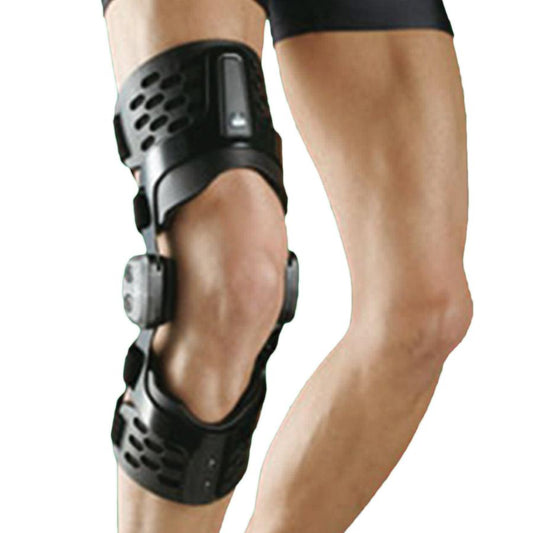 SECURE-PRO KNEE BRACE WITH SWIVELLING ANGLE AND TELESCOPIC MECHANISM